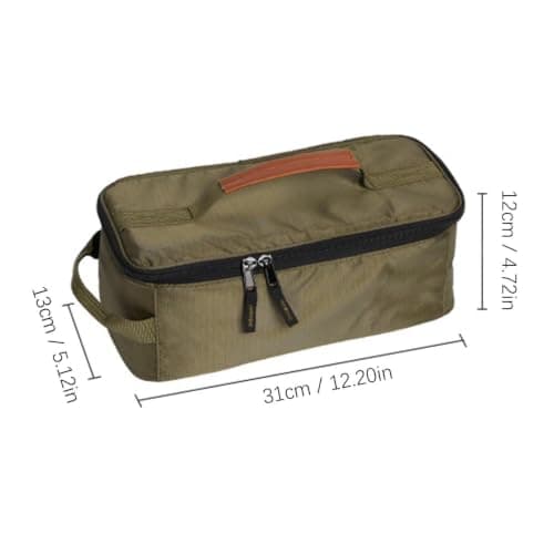 Camping Cookware Storage Bag 7.48inch Camping Utensils Storage Bag with Comfortable Handle For Picnic Barbecue Tableware Plates Pots Pans Pack Travel Carrier Crate — view 4