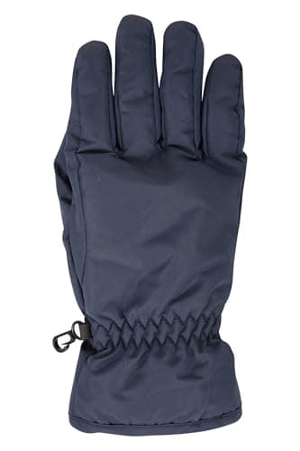 Mountain Warehouse Womens Ski Gloves - Snowproof, Textured Palm, Fleece Lined Warm Glove - For Skiing, Snowboarding & Outdoors Navy L — view 2