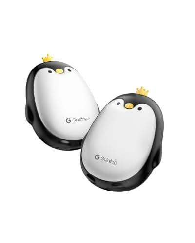 Gaiatop Magnetic Hand Warmers Rechargeable 2 Pack, Cute Penguin Design