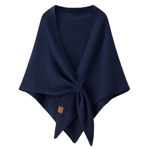 Ladiery Triangular Pashmina Wraps for Women, Premium Spring Autumn Winter Knitted Shawl, Soft Warm Scarf for Travel Party Daily Wear Gift