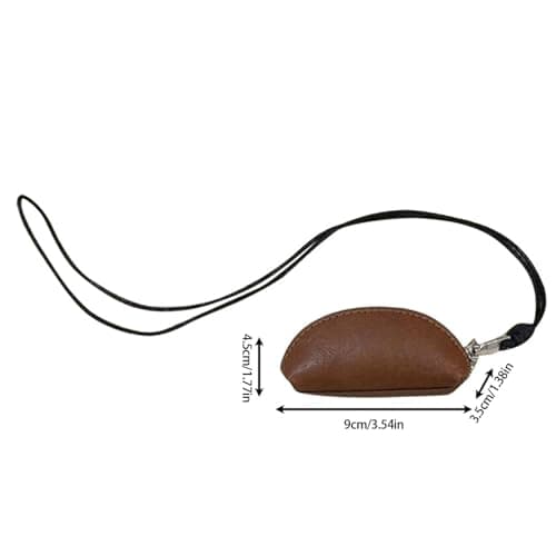 Portable Crossbody Pouches with Car Case, Brown — view 3