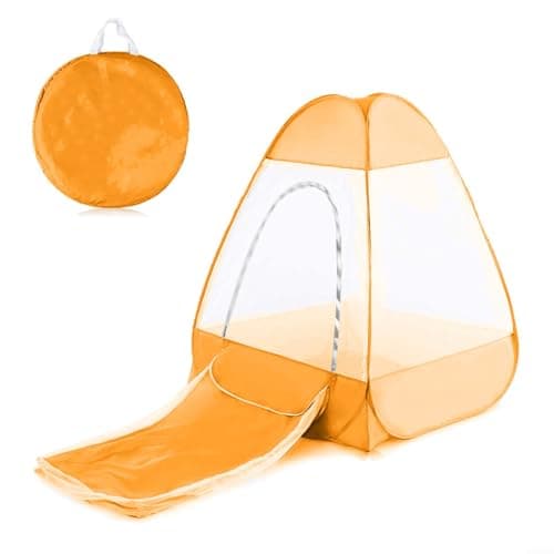 Shophubio Meditation Tent with Mesh Insect Screen, Portable Yoga Pod and Net Tent for Camping, Quick Setup Canopy for Outdoor Reading Nook, Lightweight(Grey) — view 2