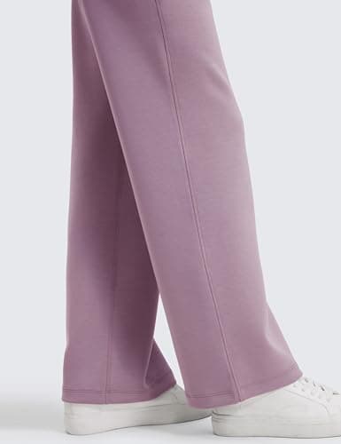 CRZ YOGA SoftAura Straight Leg Sweatpants 32" Light Lavender 10 — view 4