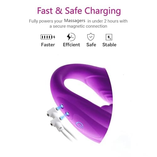 Universal Magnetic Charging Cable for Massagers, USB-A Fast Charging Cable Replacement Charger with Adjustable charging port for Personal massager & Rose and Other Rechargeable Toys (1-Pack) — view 6