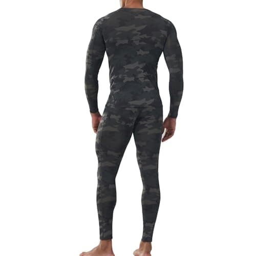 LNFINTDO Thermal Underwear for Men Long Johns Base Layer Compression sets — view 3
