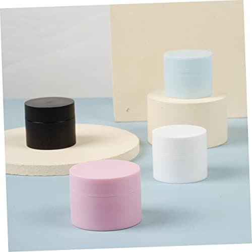 minkissy 8 Pack 30g Refillable Plastic Cosmetic Cream Jars, Leak-proof Lotion Containers for Body Lotion and Makeup Bags, Travel Size Jars for Business Trips — view 6