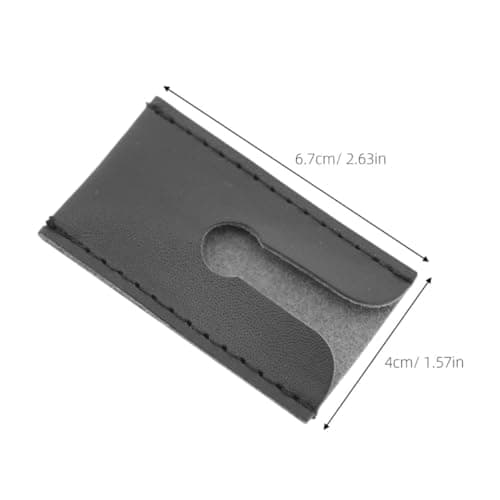 DIYEAH Safety Razor Case 6 Pack Protective PU Leather Pouch for Butterfly Style Lightweight Travel Accessory for Men Grooming — view 2