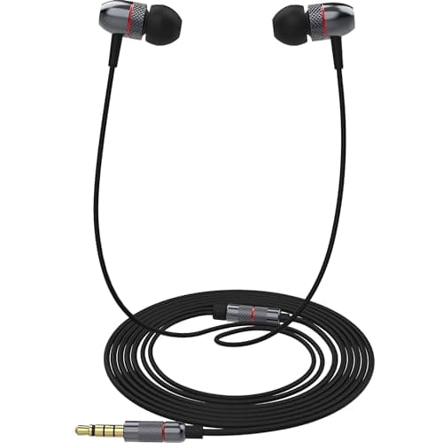 Betron ELR50 Wired Earphones with 3.5mm Jack, Black — view 2