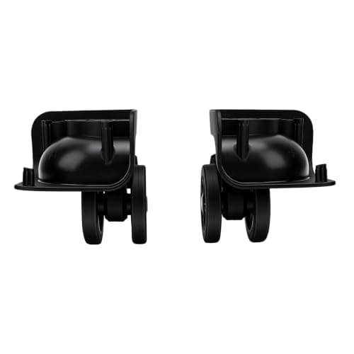 Alomejor Suitcase Replacement Caster Wheels, Dual Roller ABS Set