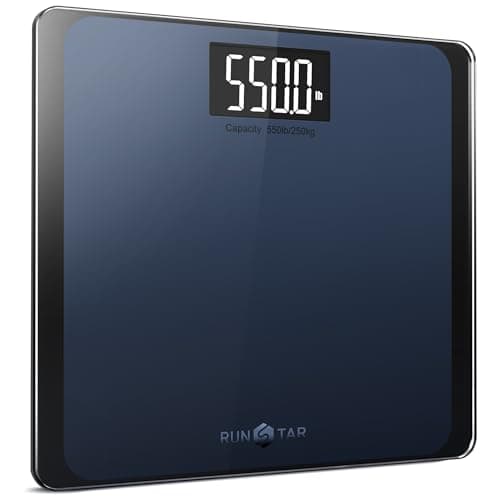 RunSTAR 550lb Bathroom Scale for Body Weight with Ultra-Wide Platform and Large LCD Display Accurate High Precision Digital Scale with Extra-High Capacity — view 4