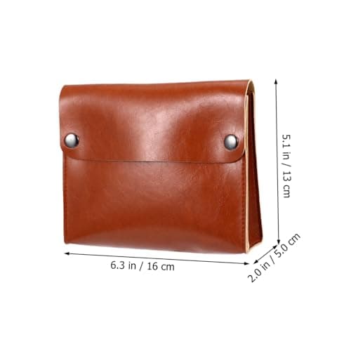 NUOBESTY Power Adapter Storage Case for Air Pro Portable Carrying Charger Organizer Compatible Power Charger Pouch for Travel Use Brown — view 6