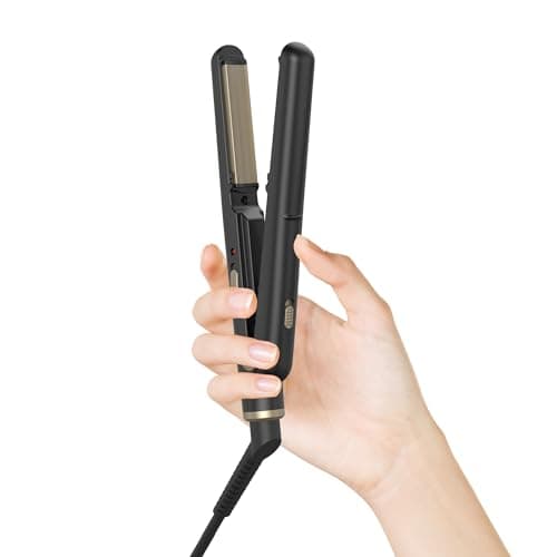 Mini Hair Straighteners, Travel Small Ceramic Flat Iron, Dual Voltage