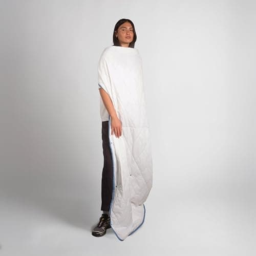 Gravel Layover Travel Blanket – Ultra-Light Compact Blanket for Camping and Outdoor Adventures - Down Alternative Portable Travel Blanket for Layovers & Road Trips (Polar) — view 3