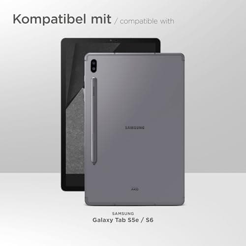 moex Aero Case for Samsung Galaxy Tab S6 Silicone Transparent Protective Case Ultra Thin Shockproof with Corner Protection Tablet Silicone Case Transparent Minimalist Clear — view 2