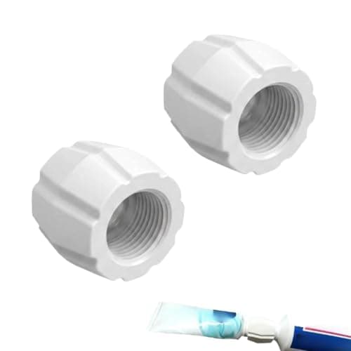 2pcs Toothpaste Refill Adapter, Portable Reusable Toothpaste Connector