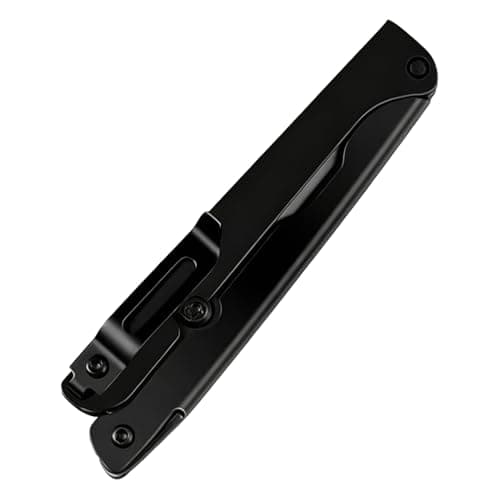 Elprico Folding Scissors with Built-in Ruler, Portable Iron Pocket Shears