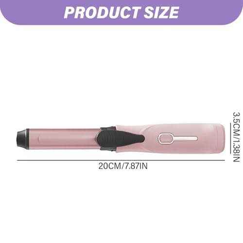 Curling Iron, Rechargeable Wireless Mini Travel Size Curling Wand with 3 Temperature Settings, Styling Tools & Appliances for Short Hair Styling, Wand — view 4