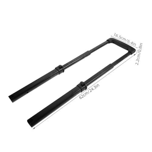 Beavorty Antler Suitcase Handle Replacement Luggage Rod with Smooth Adjustment Mechanism and Iron Material, 3-section Telescopic Pull Handle Designed for Suitcase and Luggage Use — view 2