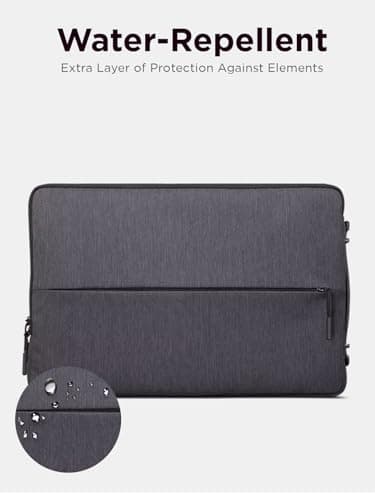 Lenovo [Bag] 13 Inch Laptop Urban Sleeve Case (Water-Resistant), Works with Chromebook (WWCB), Grey — view 2