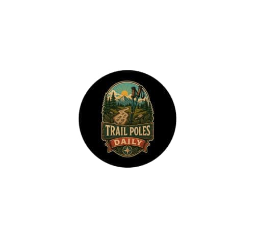 TRAIL POLES DAILY Mountain Route Nordic Walking PopSockets Adhesive PopGrip — view 3