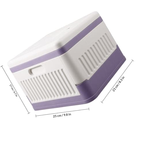 Didiseaon Portable Folding Toilet Seat for Camping, Purple Pp and Pvc — view 2