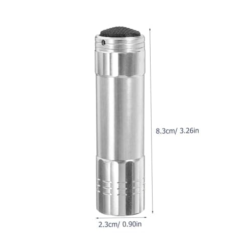Flashlight Secretly Hides, Flashlight Shape Secret Stash Set Of 2, Secret Stash Safe, Lightweight, Portable, 8.3x2.3x2.3cm, Blue, Black, Silver, For Home Travel Hotel — view 4