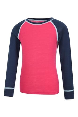 Mountain Warehouse Kids Merino II Base Layer Set Purple (11-12y — view 5