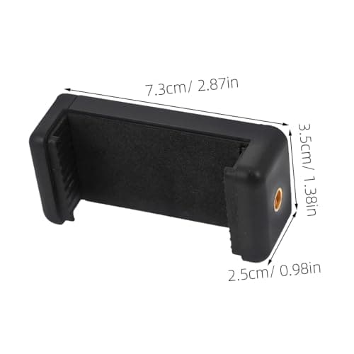 KOMBIUDA Phone Tripod Mount Adapter Black Abs 10 Pack for Tripod — view 2