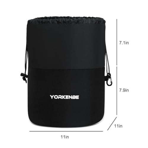 Yorkenbe Camping Cookware Mess Kit Bag, High Capacity Camping Tableware Storage Bag, Drawstring Heavy Duty Water Resistant Cookware Organizer for BBQ Outdoor Cooking Essentials (1) — view 2