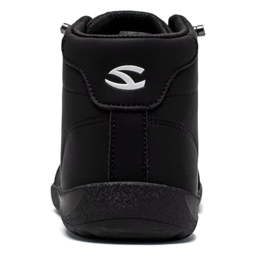 HOBIBEAR Barefoot Minimalist Shoes Womens Mens Zero Drop Wide Toe Box Waterproof Outdoor Hiking Walking Comfortable Trail Running Sneaker Black — view 3