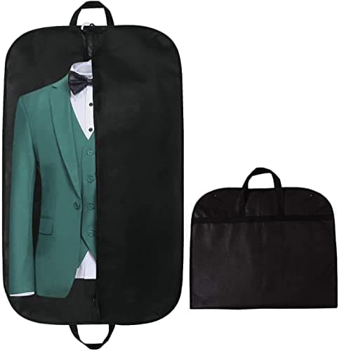 STEVOY 40" (100 cm) Suit Bag for Men, Foldable Garment Carrier with Handles