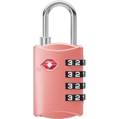 NovLock Suitcase Padlocks, TSA Approved Luggage Locks, Travel Padlocks