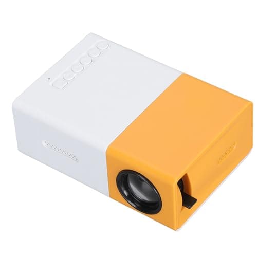 Mini Portable Projector, Compact HD Video Projector with HIFI Speaker