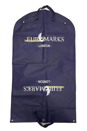 1 X Luxury Travel Suit Bags, Foldable Dress Bag, Garment Bags, Breathable Dust Proof Water proof Clothes Covers, Suit Protector with Zip, 105cm X 60cm