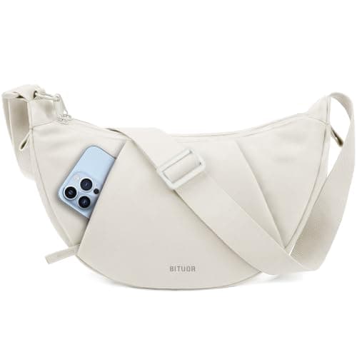 Crossbody Bag for Women Anti-theft Crescent Shoulder Bag Purse Hobo Bag