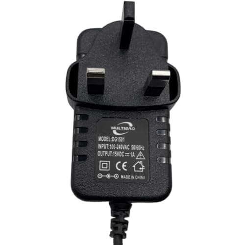 Multibao 15V 1A AC‑DC Power Supply Adapter, 1000mA Wall Charger with 10 Pack Universal DC Connector Tips for LED Strip Lights, Security CCTV Cameras — view 5