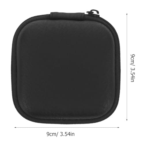 BCOATH Earbud Case Black Pu Multi Layer Travel Organizer for Earphones — view 2