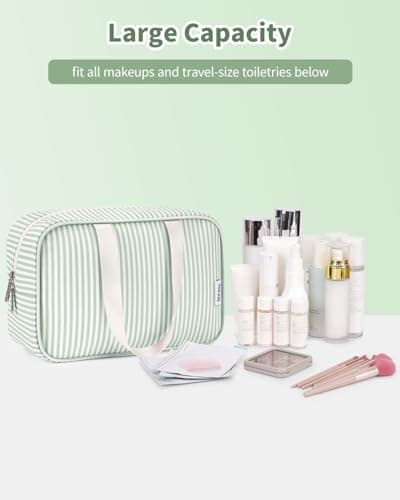 Narwey Large Toiletry Bags for Women,Travel Wash Bag Women for Toiletries — view 5
