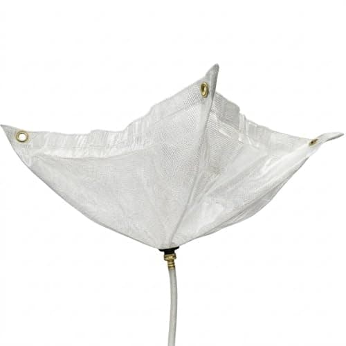 COCUS 76cm Emergency Ceiling Leak Diverter & Bucket Bundle - Complete Roof Leak Drainage Kit - Tarp, Hanging Straps, 3m Hose & 25L Bucket — view 4