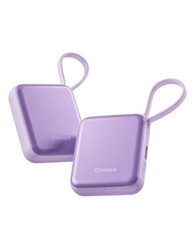 OCOOPA Hand Warmers Rechargeable, Smart Temp Control 7H*2 Long Safe Heat, Ultra Slim, Pocket-Size Design That Fits Gloves, Gifts for Women, Outdoor, Office, Commute (UT5 Nano)