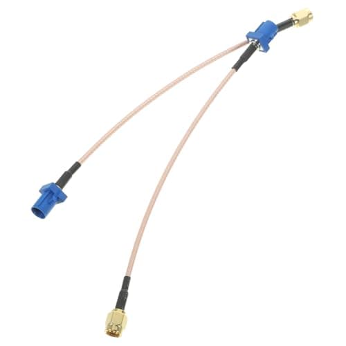 2pcs Auto Antenna Adapter Cable Rg316 50 Ohm Copper Wire