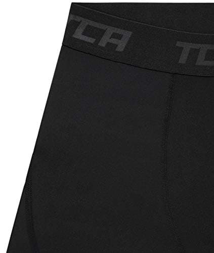 TCA Men Pro Performance Compression Leggings Thermal Base Layer Tights - Black Stealth, M — view 3