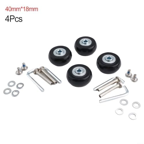 Luggage Wheel Repair Kit 4 Pack with Tools Screws(40x18mm) — view 4