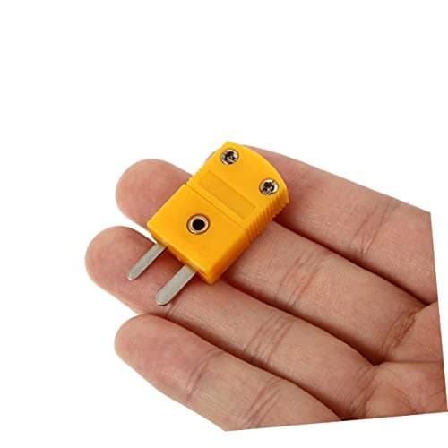 BUGUUYO 20 Sets Thermocouple Wire Connector Type k Cable Adapter Plug Tube Connector for K-type Thermocouple — view 3