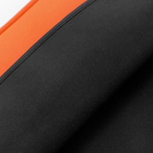 Neoprene Laptop Sleeve Bag Zipper Waterproof Soft，29.5×19.5×1.5cm，Compatible with iPad Pro 11/Surface Go 4/Galaxy Tab S9 FE 10-11 inch Tablets & Slim 2-in-1 Laptops，Orange — view 6