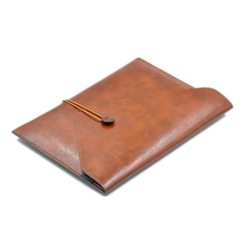 Simulated Leather Folder Lightweight Tablet Storage Bag — view 5
