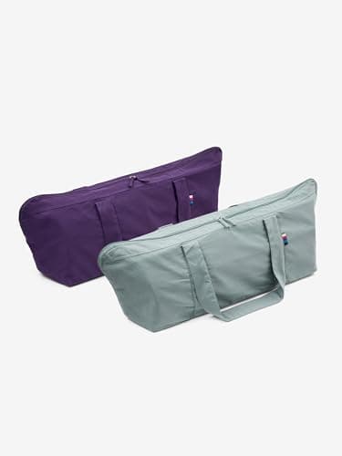 Yogamatters Organic Cotton Carry All Yoga Kit Bag | Suitable for Yoga, Pilates, Gym and Fitness (Fig)