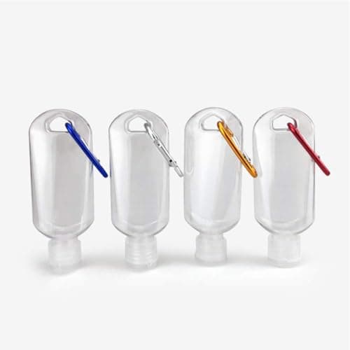 8 Pack 50ml Refillable Travel Bottles with Hook for Lotion — view 2