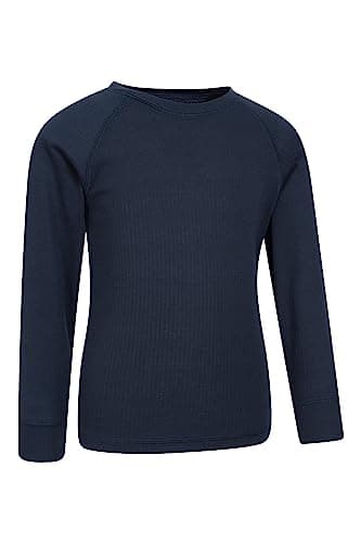 Mountain Warehouse Talus Kids Plain Base Layer Set Navy (Se 9-10y — view 3