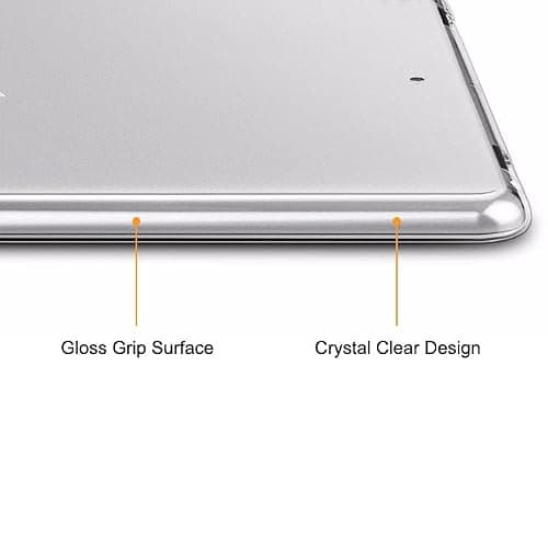 M TECH TPU Back Cover Silicone Clear Gel Case for iPad 10.2 Inch 9th 8th 7th Gen 2021 2020 2019, iPad Air 3rd Generation 2019 iPad Pro 10.5" 2017, Flexible, Shockproof, Transparent Gel Case — view 3